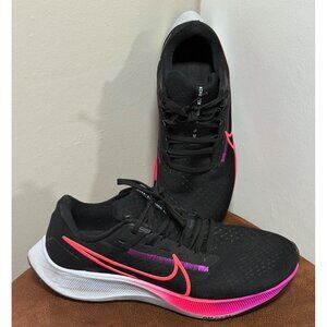 NIKE MEN'S AIR ZOOM PEGASUS 38 RUNNING ATHLETIC TRAINING SHOES SIZE 7.5 BLACK